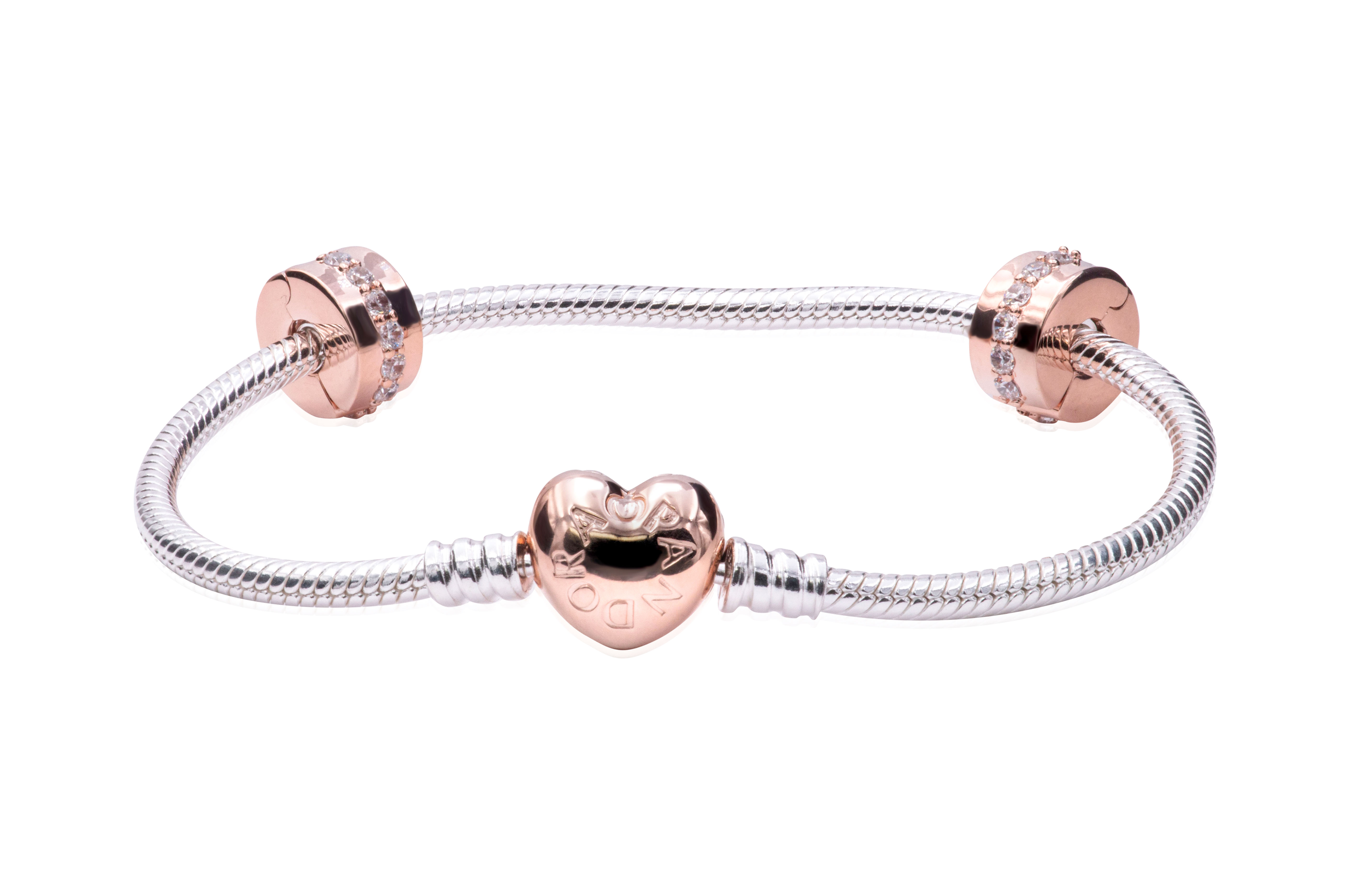 Pandora Heart Clasp Style Starter Bracelet Set