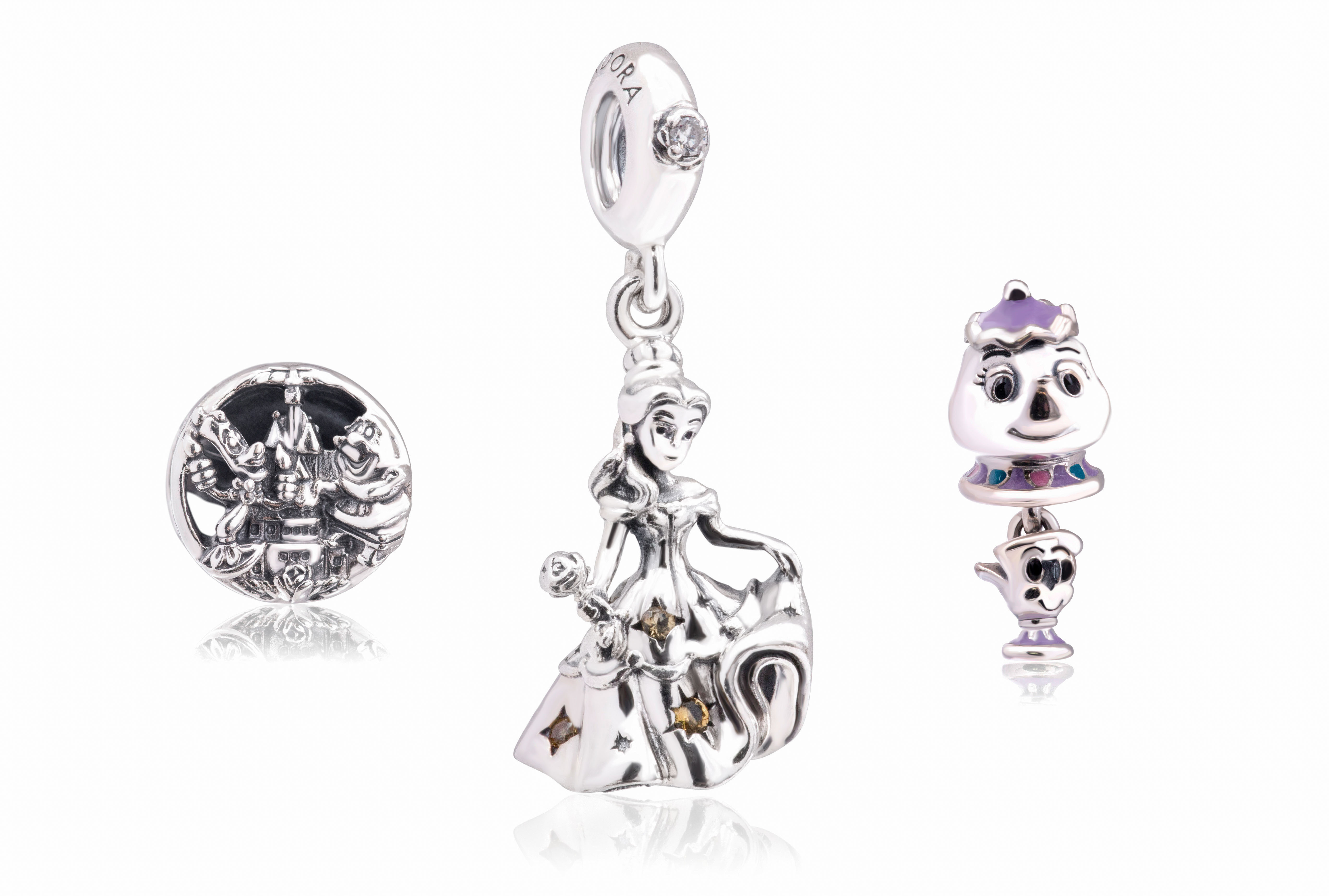 Pandora Disney X Pandora Beauty & The Beast Charm Gift Set