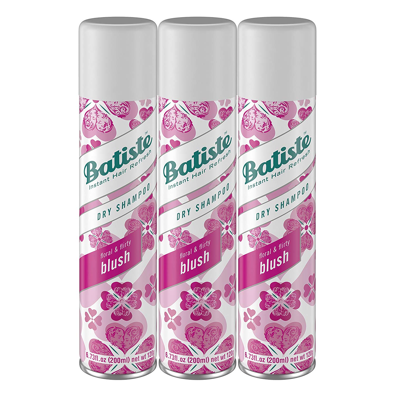 Batiste Dry Shampoo Blush Fragrance 3 Count