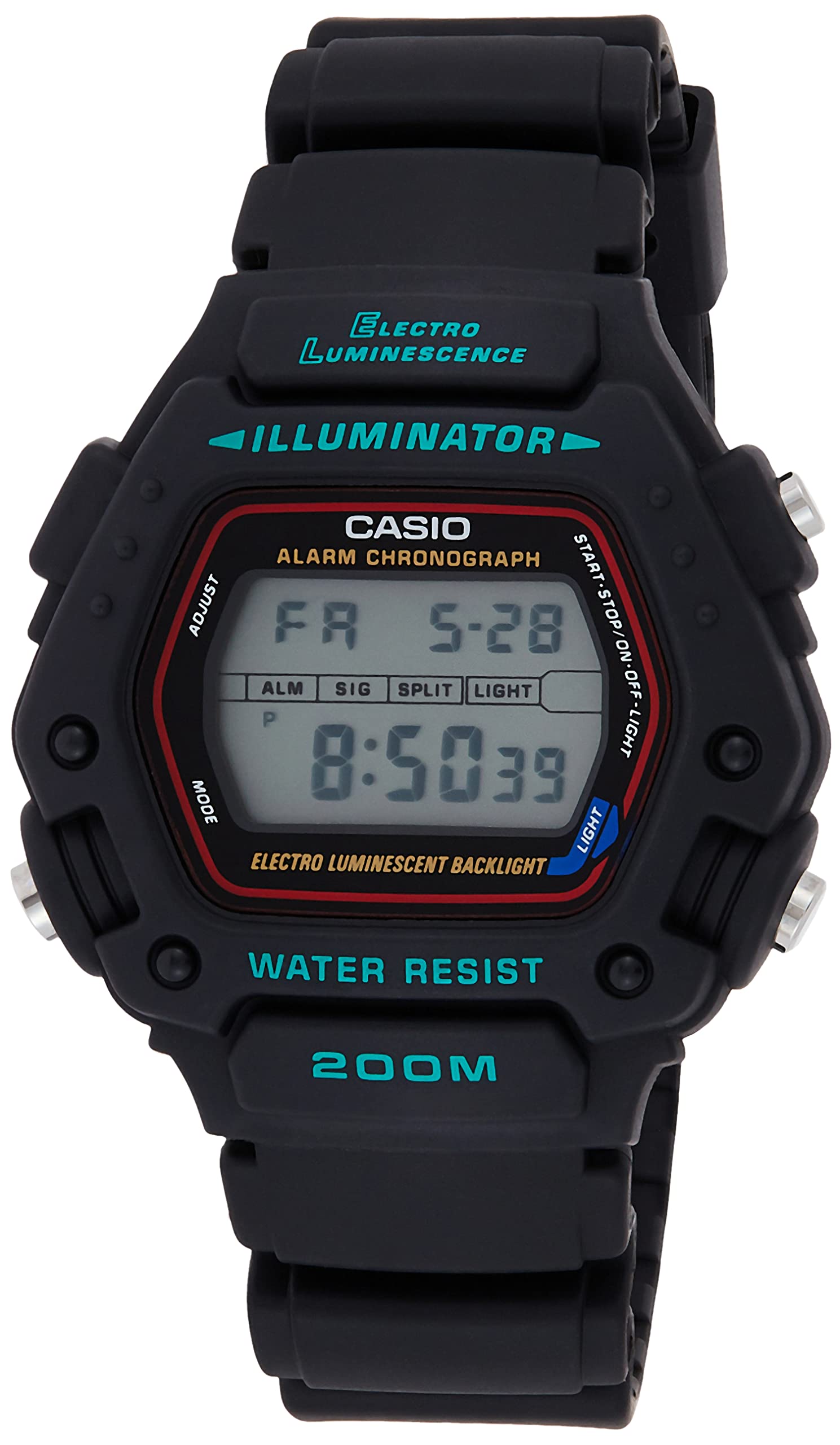 Casio Digital Alarm Chronograph Mens Watch DBC-611-1DF