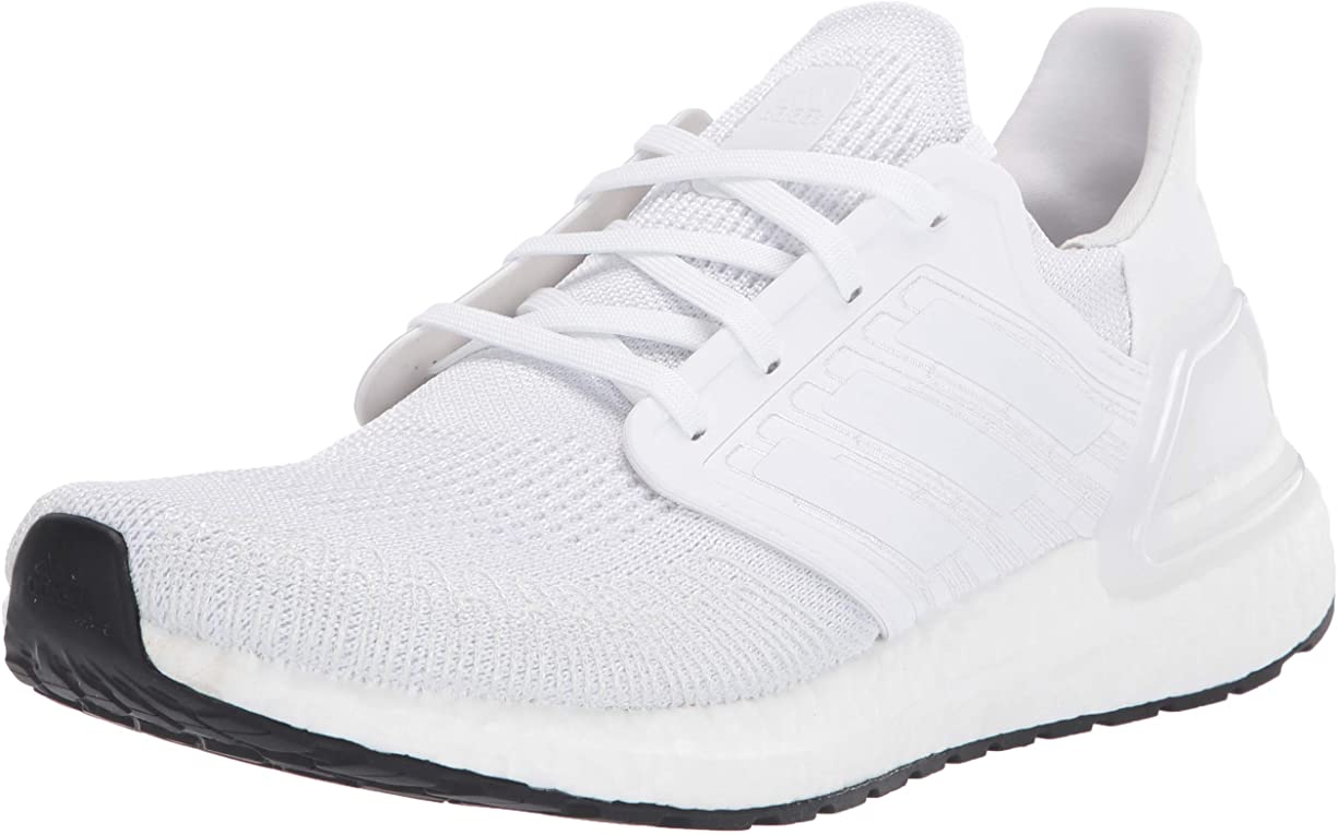 adidas Womens Ultraboost 20 Running Shoe Sneakers - ftwr White/grey/core Black - 17