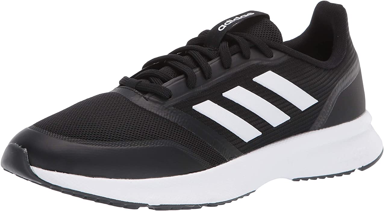 adidas Mens Nova Flow Running Shoe Sneakers - core Black/FTWR White/Grey Six - 7.5