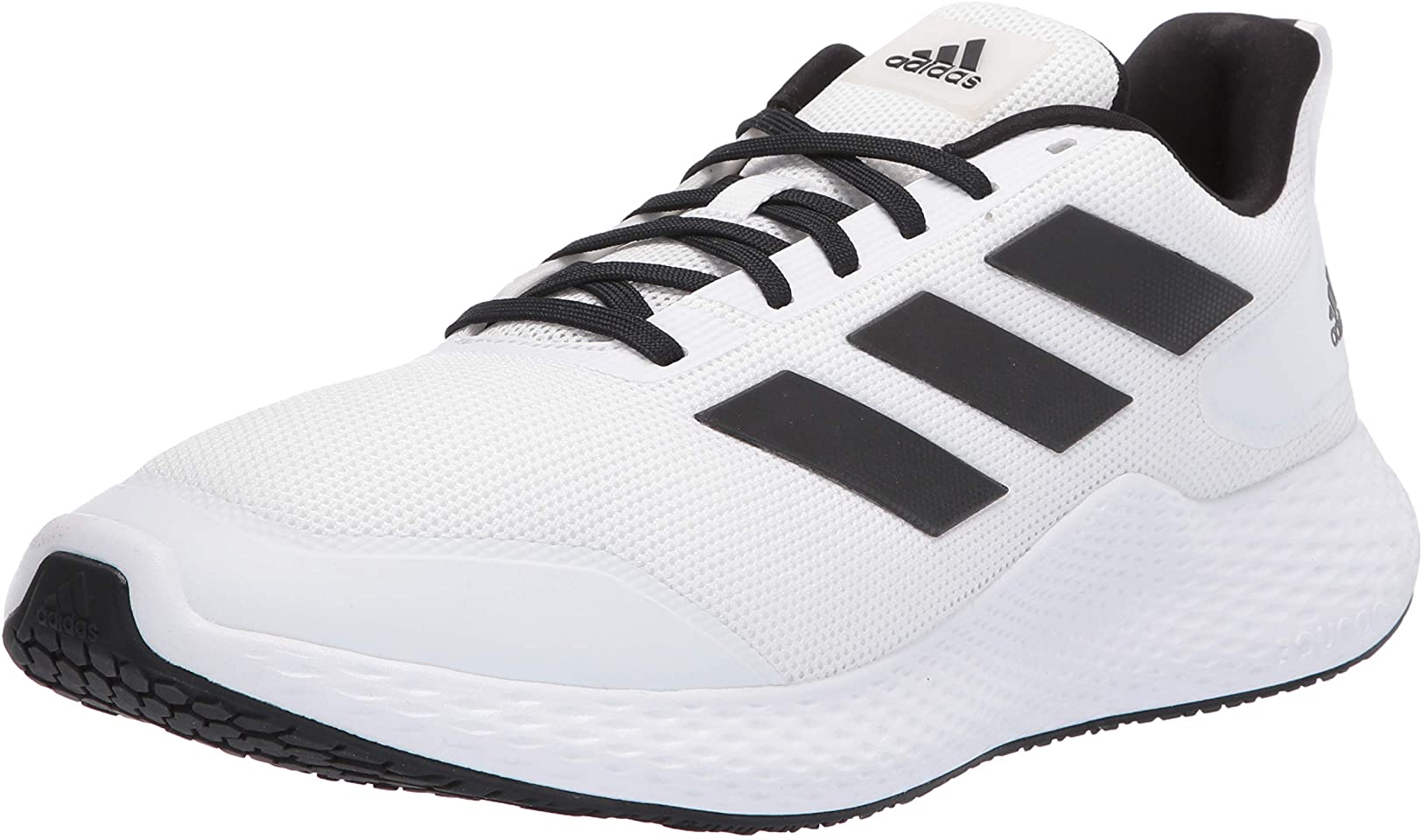 Adidas Mens Edge Gameday Running Shoe - FTWR White/core Black/Grey - 11.5