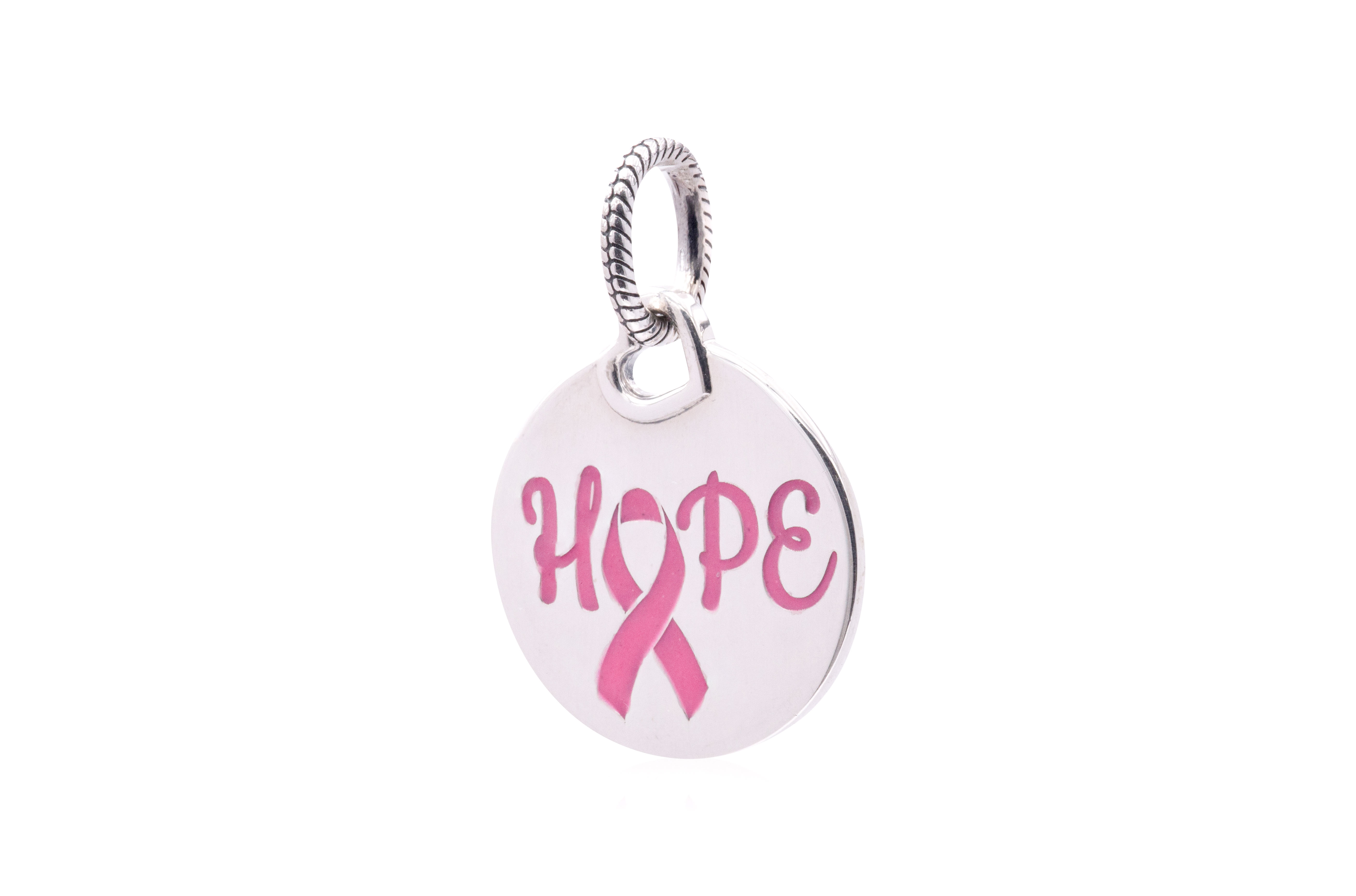 Pandora Hope Pink Ribbon Pendant