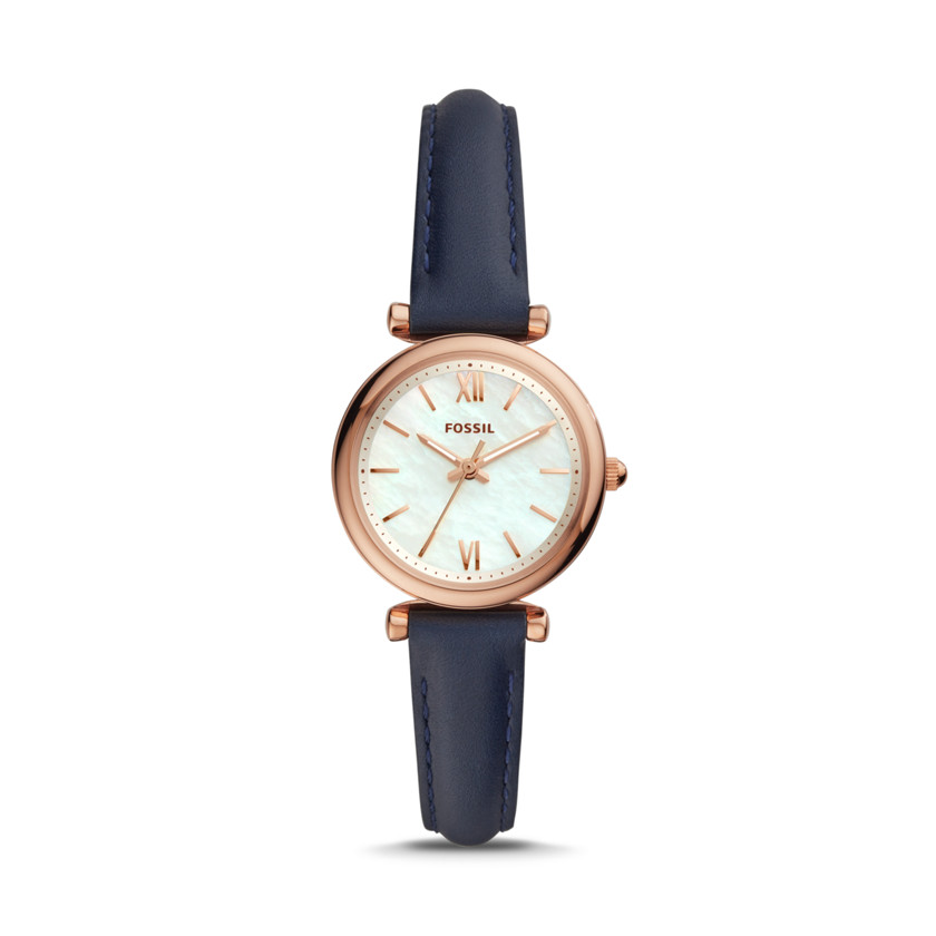 Fossil Carlie Mini Leather Ladies Watch ES4502