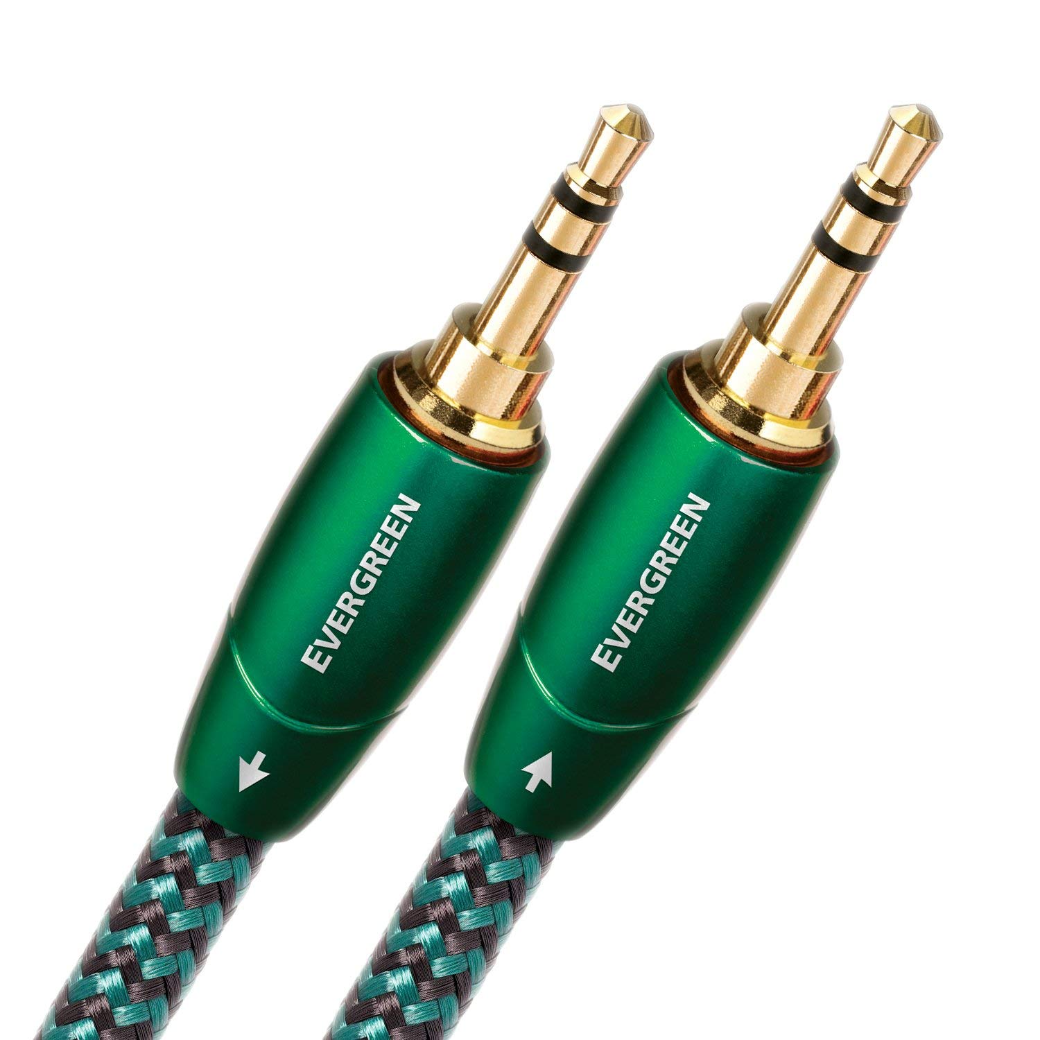 Audioquest Evergreen Audio Interconnect 1.0m (3 feet 4 inches) 3.5mm to 3.5mm - (Open Box)