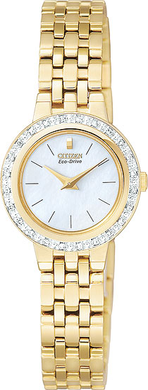 Citizen (Open Box) Eco-Drive Silhouette Ladies Watch Watch EW9572-54D