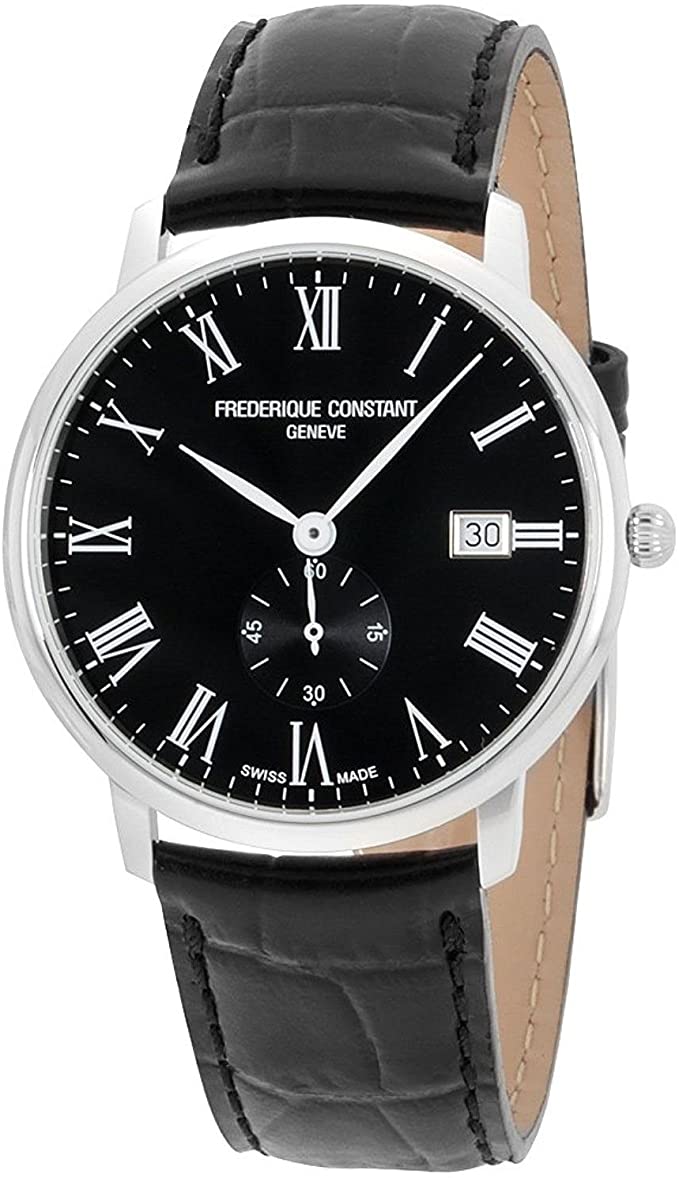 Frederique Constant Slim Line Leather Mens Watch FC-245BR5S6