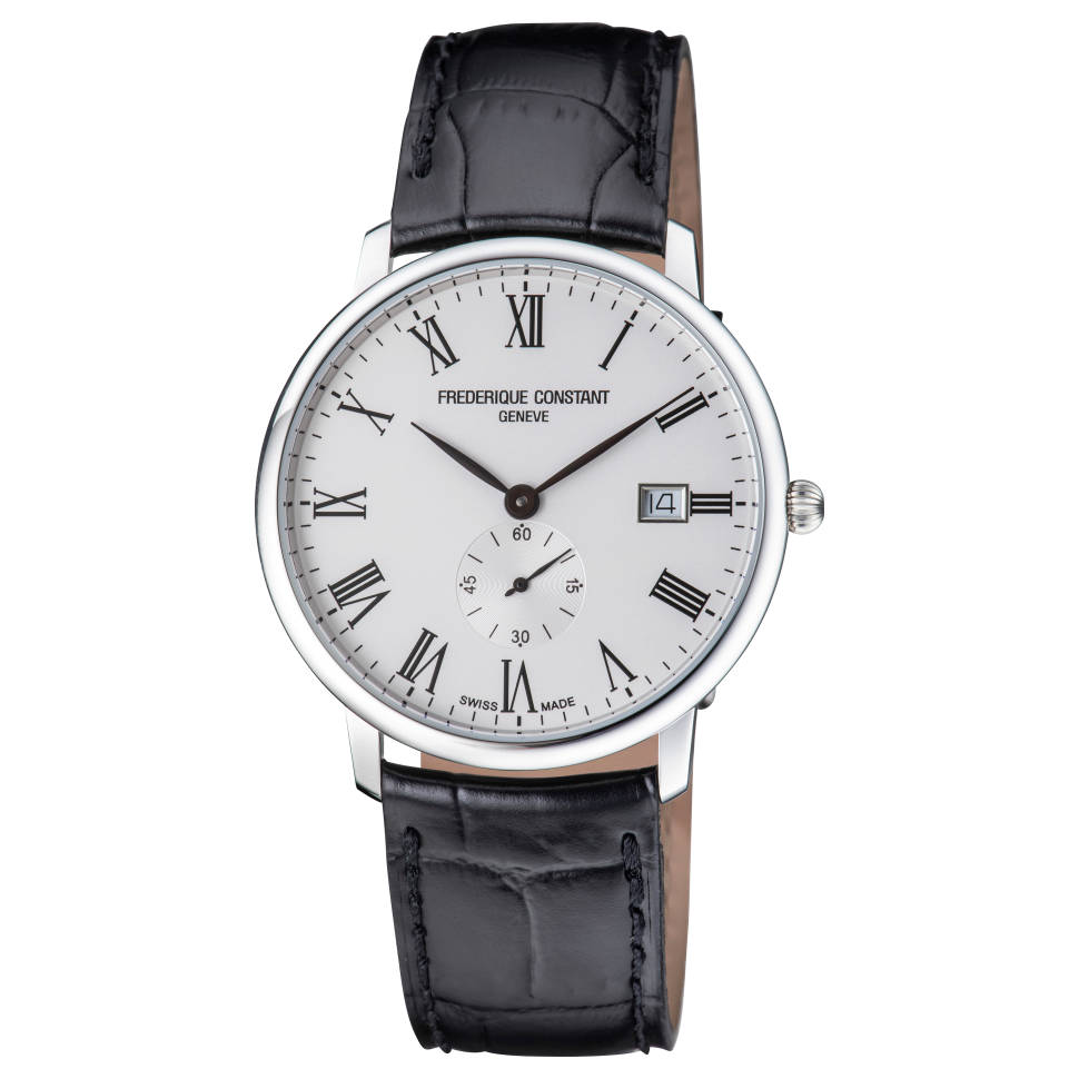 Frederique Constant Slim Line Leather Mens Watch FC-245WR5S6