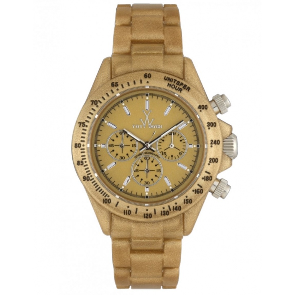 ToyWatch Pearlized Gold Plasteramic Ladies Watch FLP14MG
