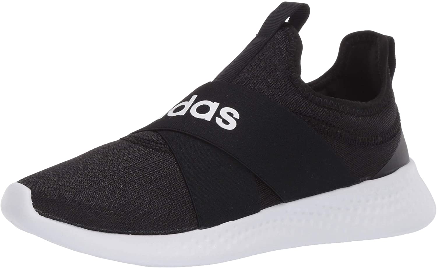 adidas Womens Puremotion Adapt Running Shoes - Core Black / Cloud White / Grey Five - 6.5