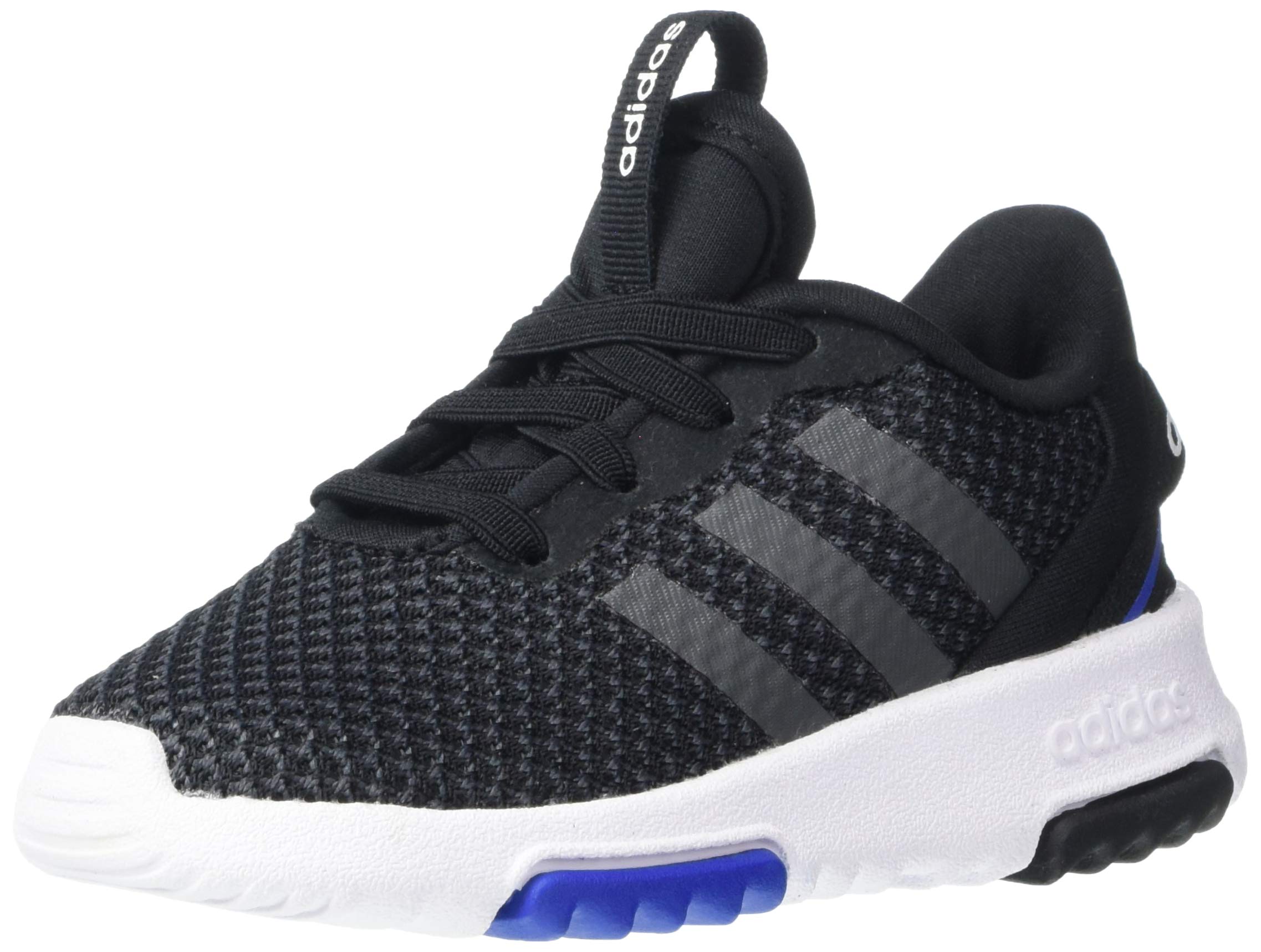 Adidas Kids Unisex Racer TR 2.0 Shoes - Core Black / Grey Six / Royal Blue - 8K