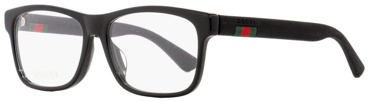 Gucci Black Full Rim Mens Eyeglasses
