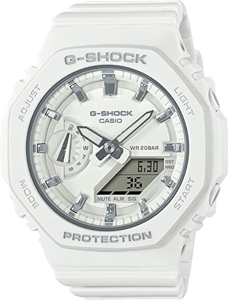 Casio G-Shock Analog/Digital White/Silver Ladies Watch GMAS2100-7A