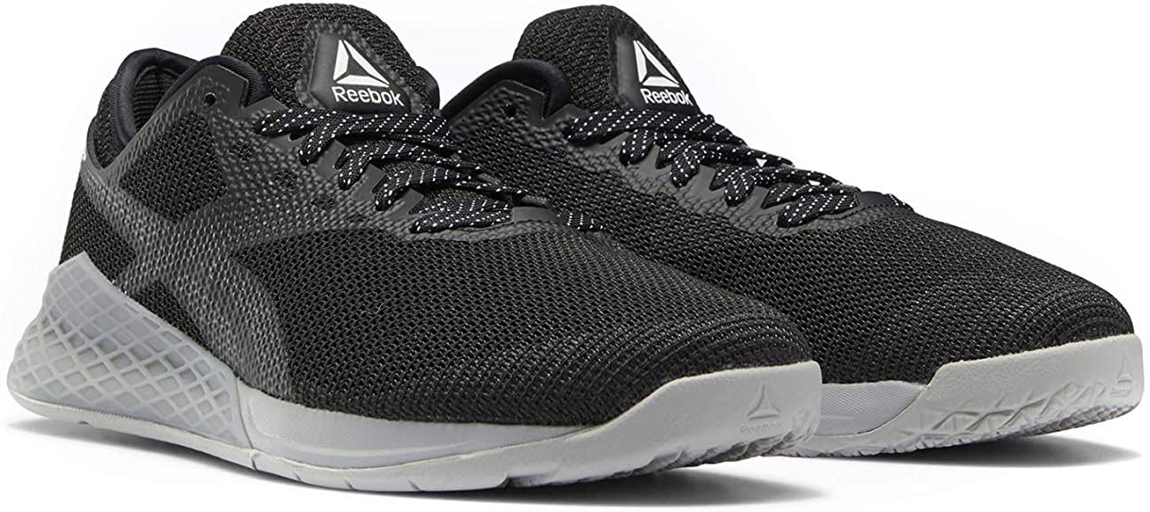 Reebok Mens Nano 9 Cross Trainer - Black/Black/Pure Grey 4 - 7.5