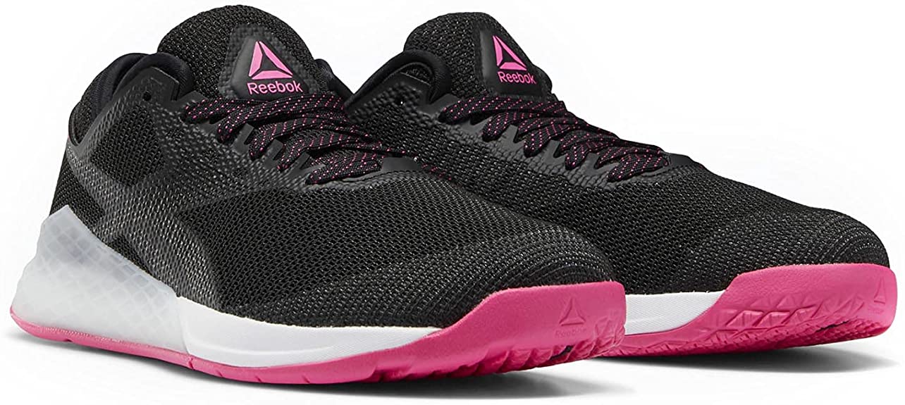 Reebok Mens Nano 9 Cross Trainer - Black/Black/Proud Pink - 10