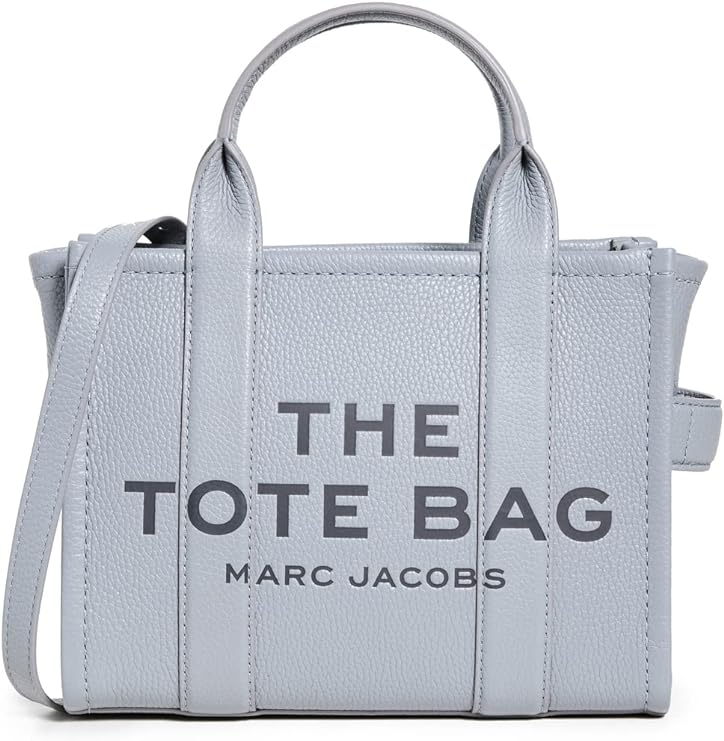 Marc Jacobs The Leather Small Tote Bag - Wolf Grey