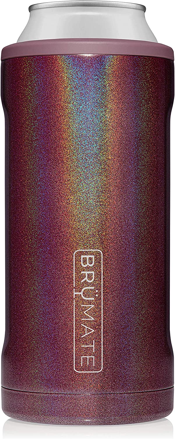 Brumate Hopsulator Juggernaut Insulated 24/25oz Can-Cooler - Glitter Merlot