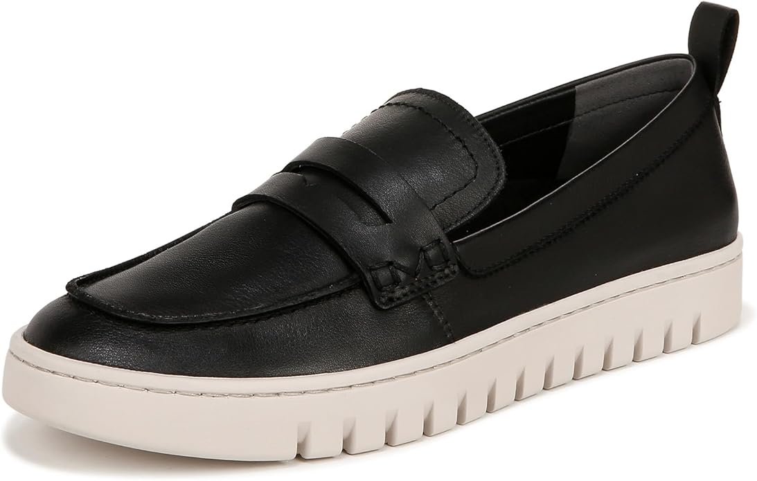 Vionic Womens Uptown Loafer - Black Leather - 10