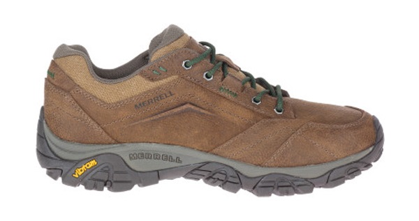 Merrell Mens Moab Adventure Lace Hiking Shoes - Earth Green - 9