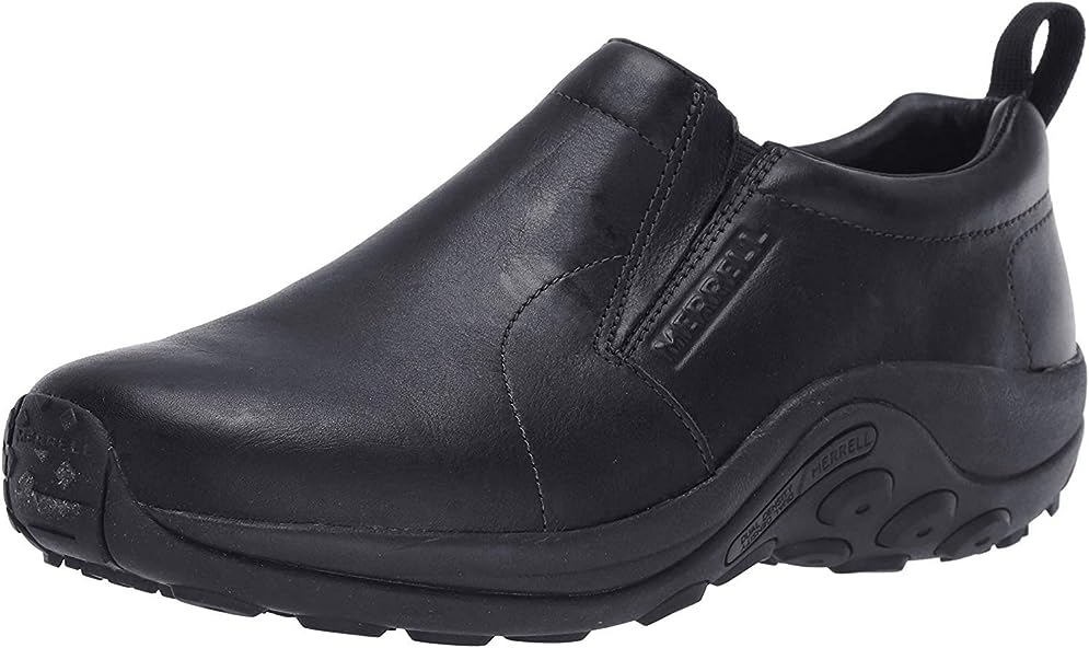 Merrell Mens Jungle Moc Leather 2 Casual Shoes - Black - 11.5