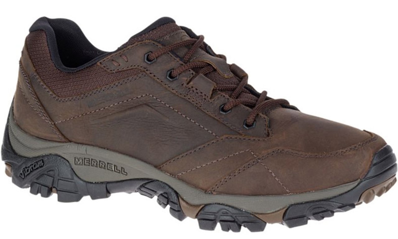 Merrell Mens Moab Adventure Lace Hiking Shoes - Dark Earth - 9