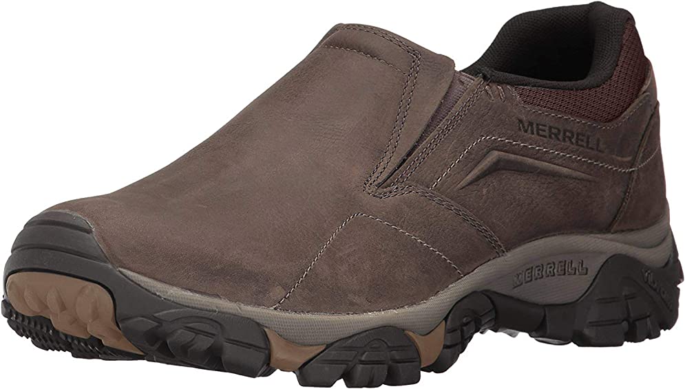 Merrell Mens Moab Adventure MOC Hiking Shoe - Dark Earth - 10