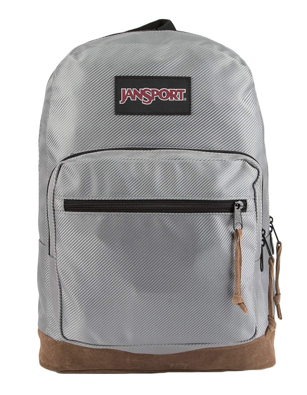 JanSport Right Pack Digital Edition Laptop Backpack - Silver Metallic Weave - JS00T58T4H1 - (Open Box)