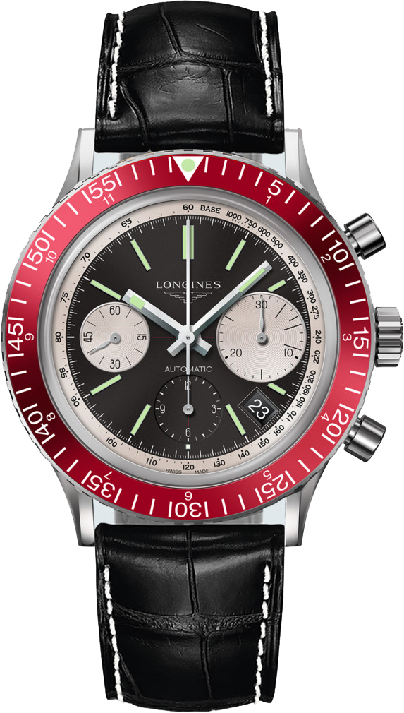 Longines Heritage Diver Automatic Leather Mens Watch L28084520