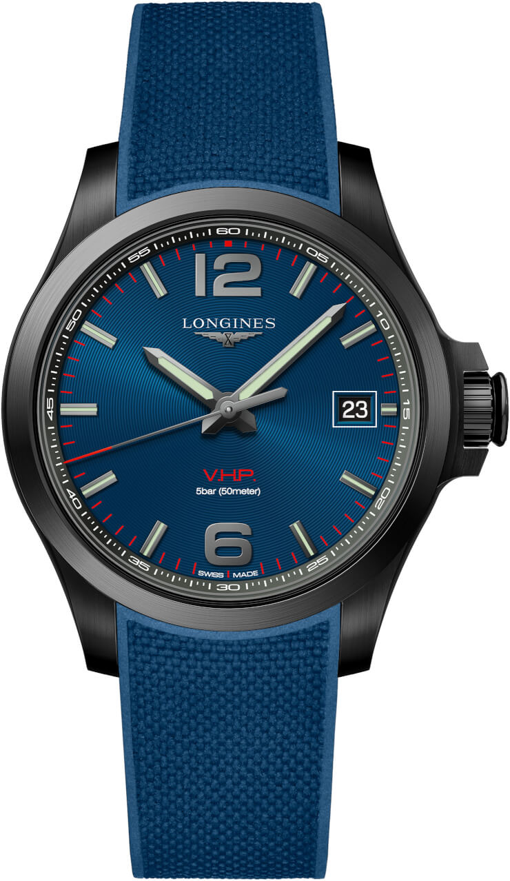 Longines Conquest V.H.P. Blue Mens Watch L37162969