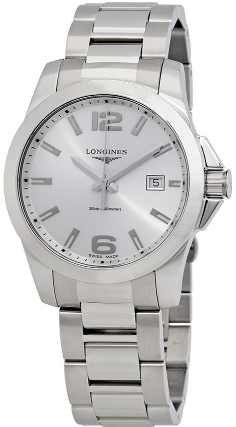 Longines Conquest Stainless Steel Mens Watch L37594766