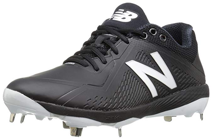 New Balance Mens 4040 V4 Metal Synthetic Baseball Cleats Matt Black - Size 9.5 - (Open Box)