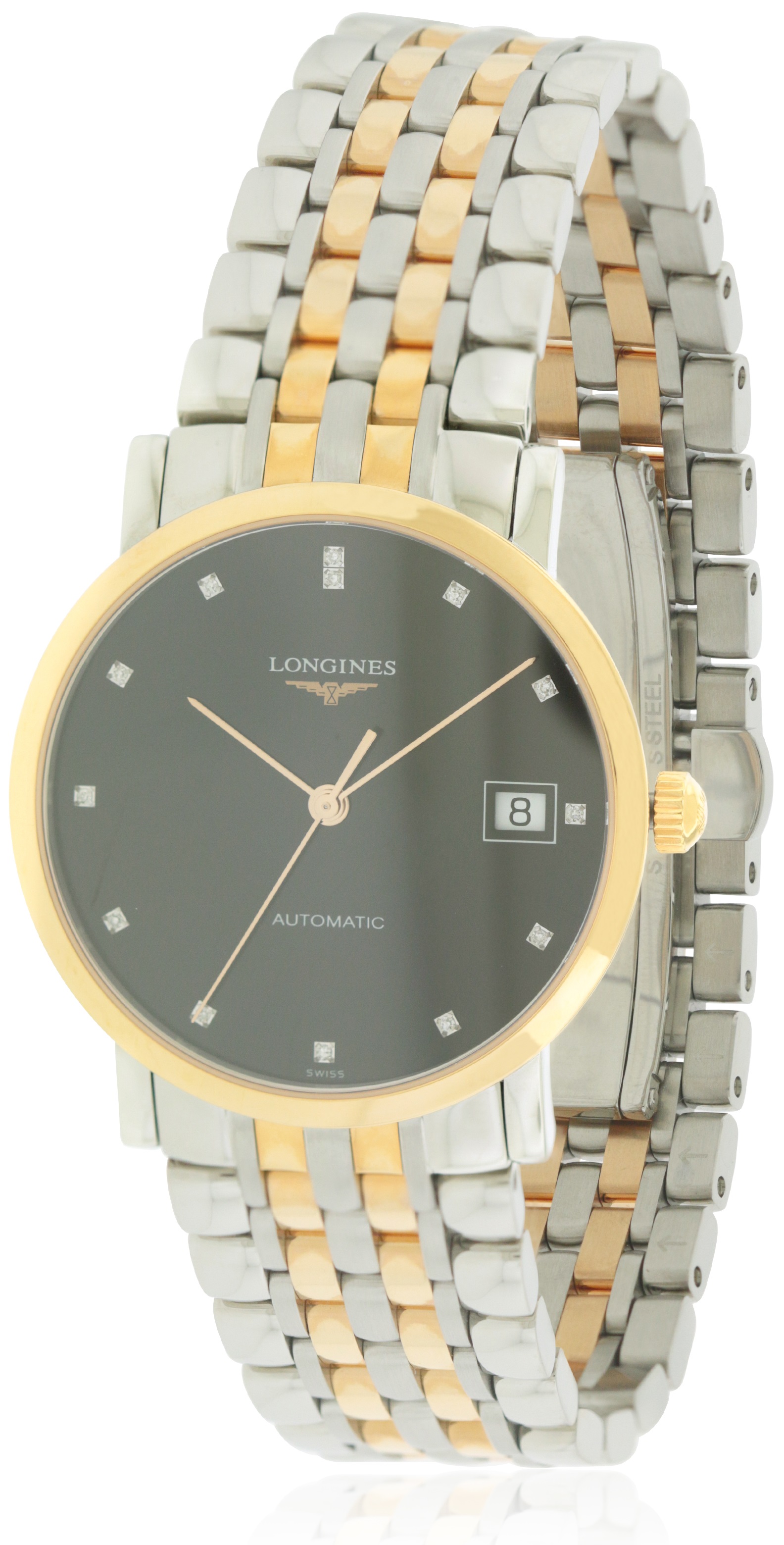 Longines Elegant Automatic Two-Tone Unisex Watch L48095577