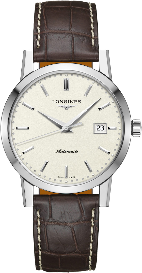 Longines Classic 1832 Automatic Leather Mens Watch L48254922
