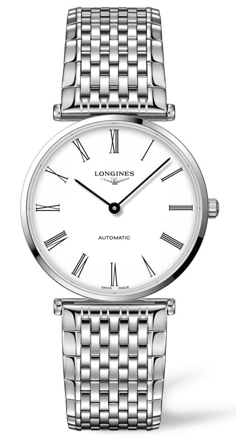 Longines La Grande Classique Automatic White Dial 38MM Stainless Steel Mens Watch