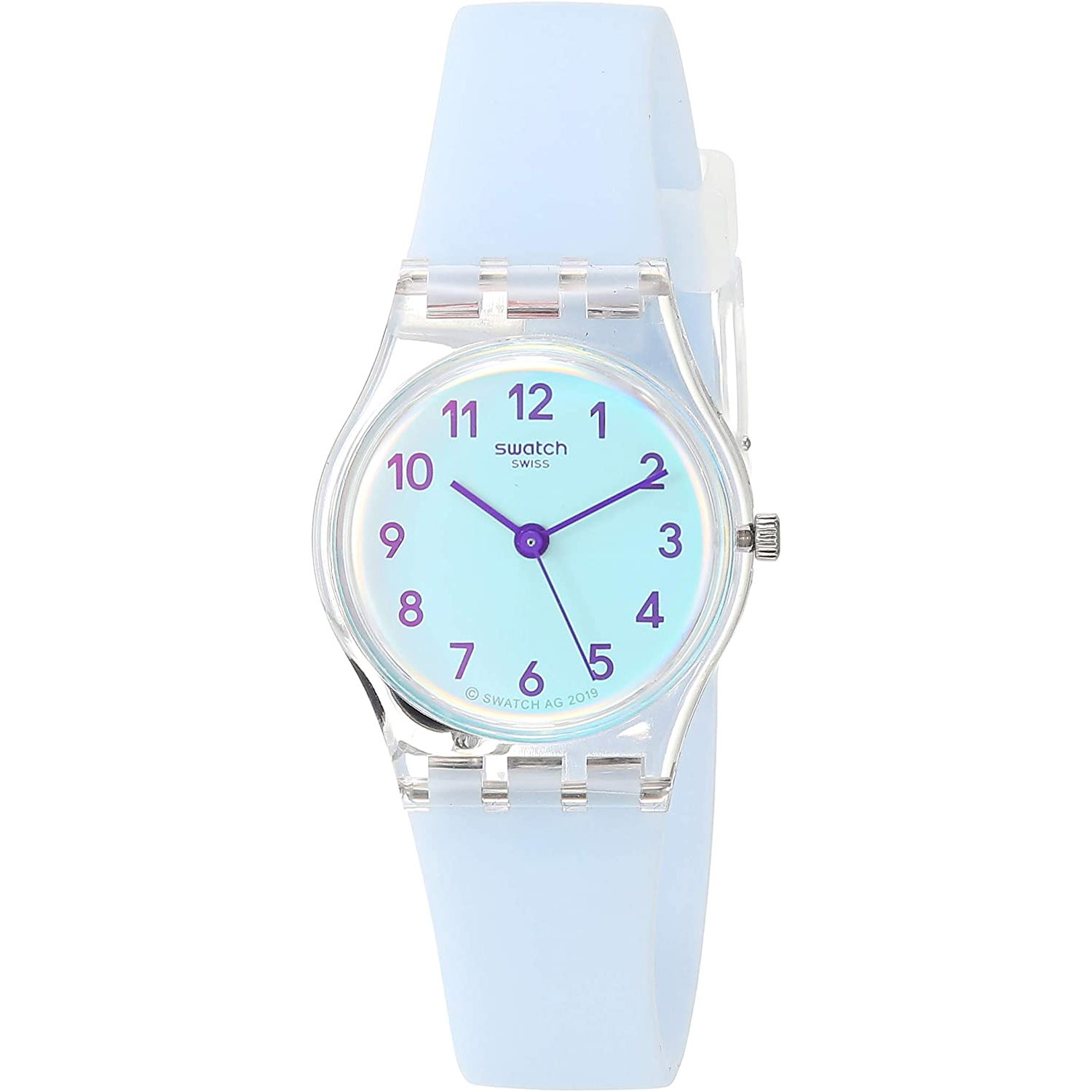 Swatch CASUAL BLUE Silicone Ladies Watch LK396