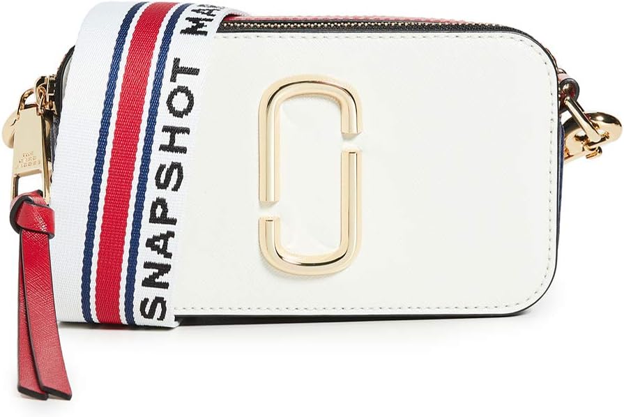 Marc Jacobs Womens The Snapshot Crossbody Bag - New Coconut Multi