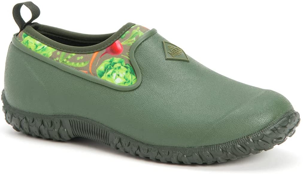 Muck Boot Muckster II Womens Low Cut Shoe - Green/Veggie Print - 7