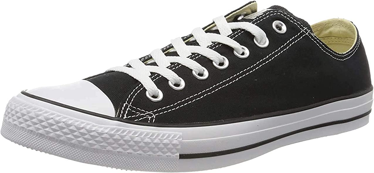 Converse Unisex Chuck Taylor All Star Low Top Black Sneakers - 10 Men/12 Women