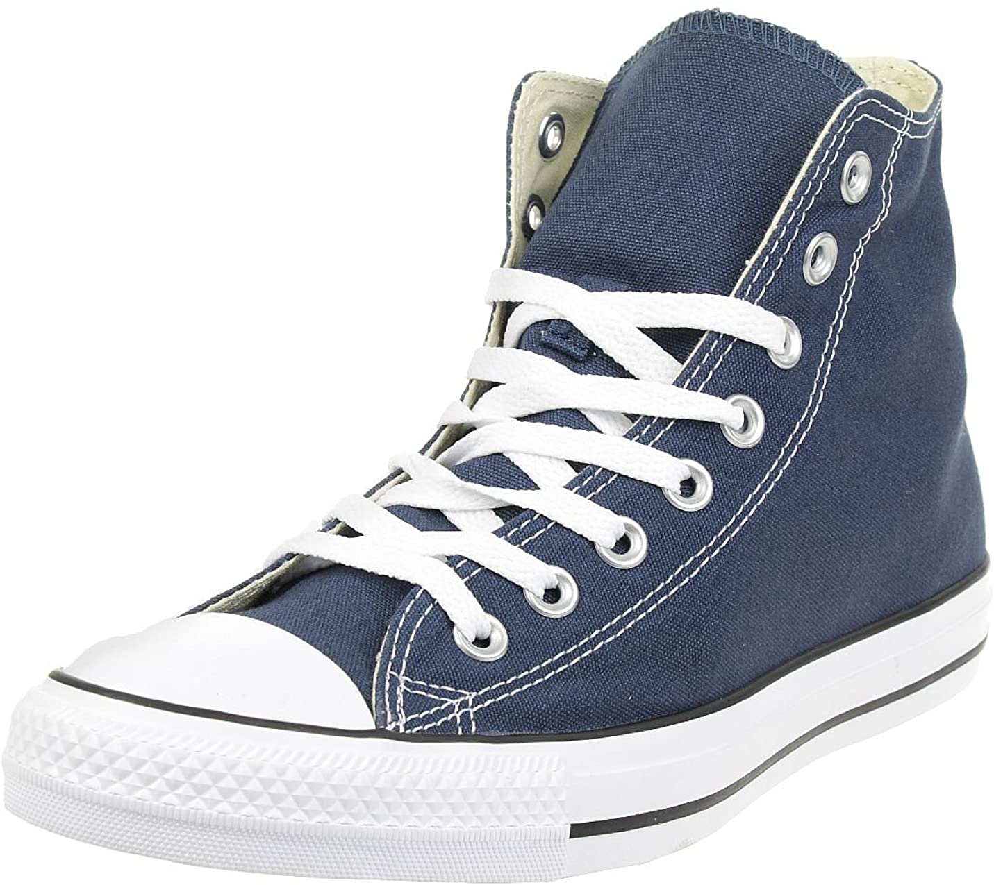 Converse Chuck Taylor All Star Canvas Hi Top Unisex Sneakers - Navy - 4.5M/6.5W