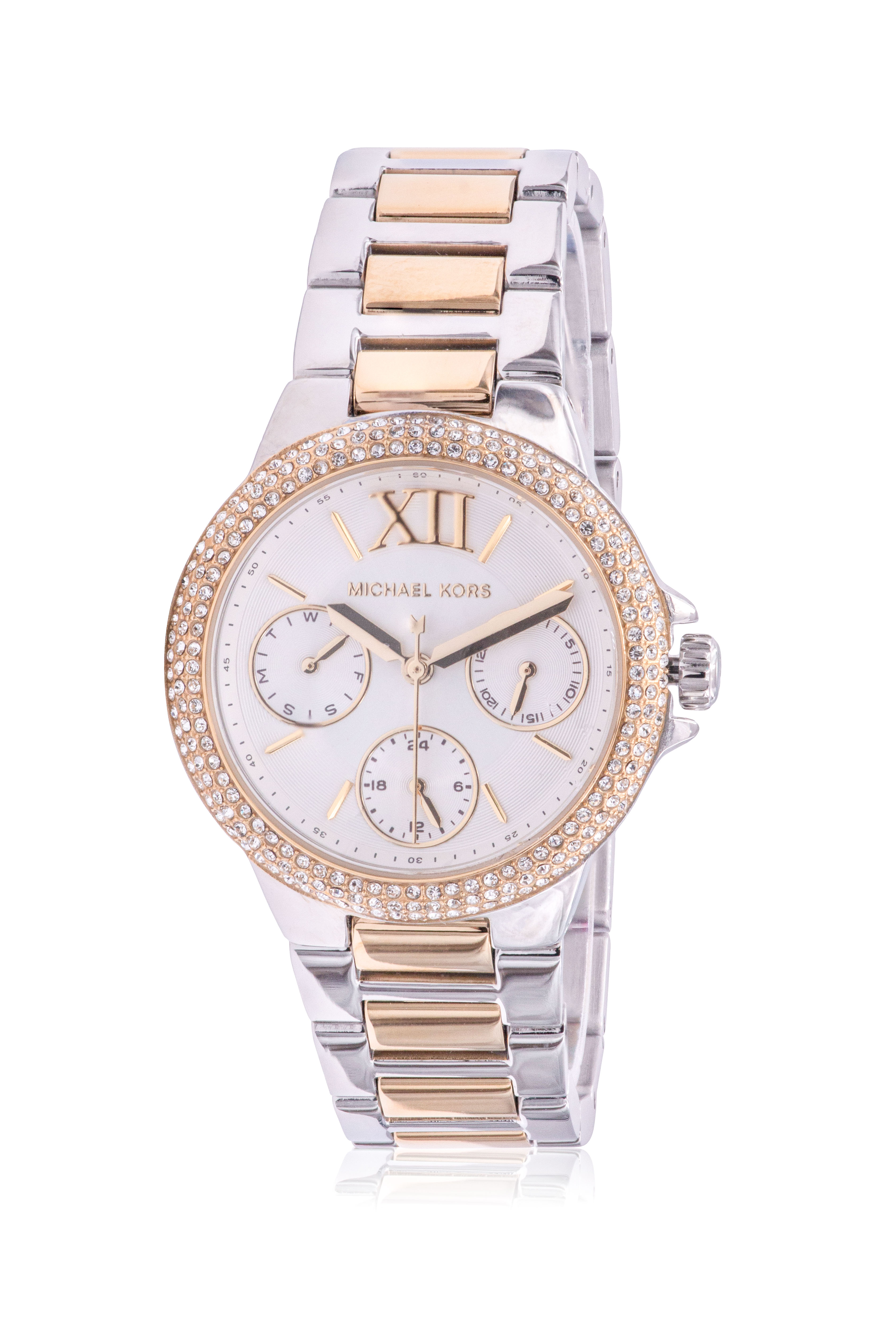 Michael Kors Camille Multifunction Two-Tone Ladies Watch MK6982