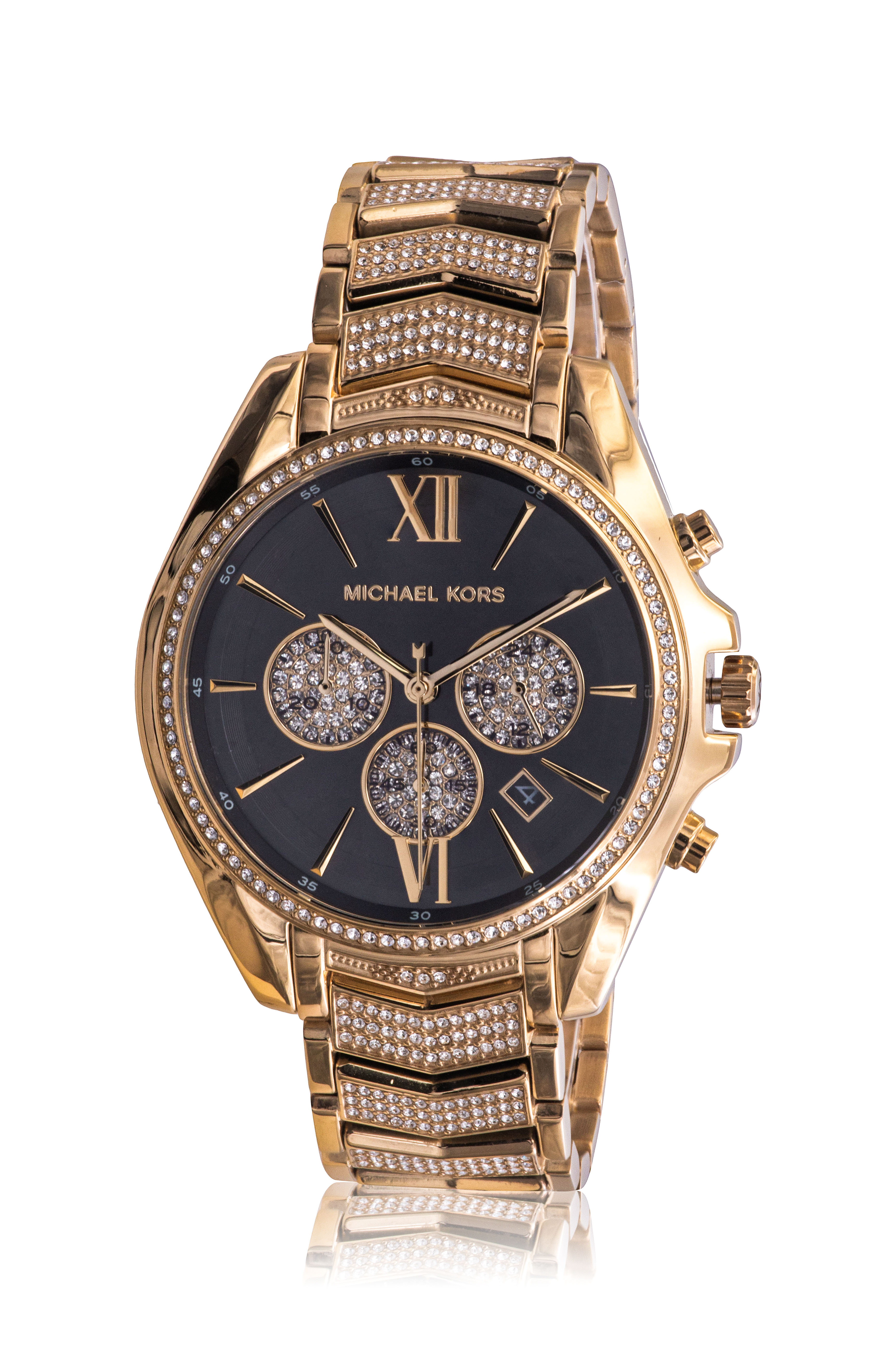 Michael Kors Whitney Chronograph Gold-Tone Ladies Watch MK7224