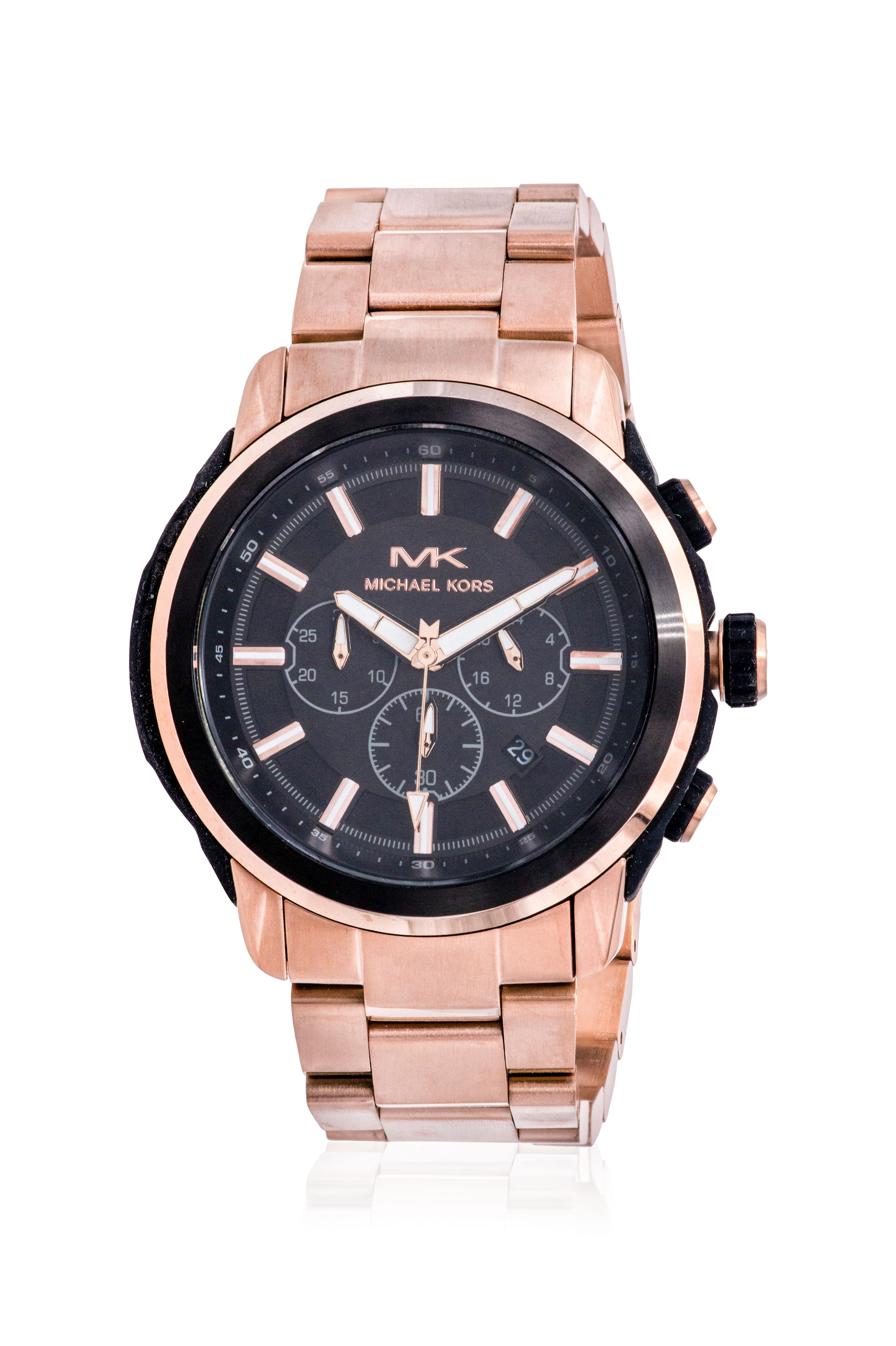 Michael Kors Kyle Rose Gold-Tone Mens Watch MK8889