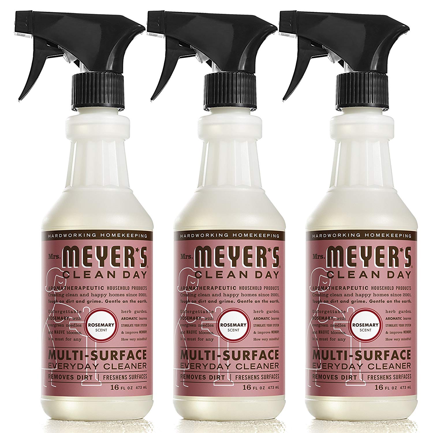 Mrs. Meyers Clean Day Multi-Surface Everyday Cleaner - Rosemary - 16 fl oz - 3 ct