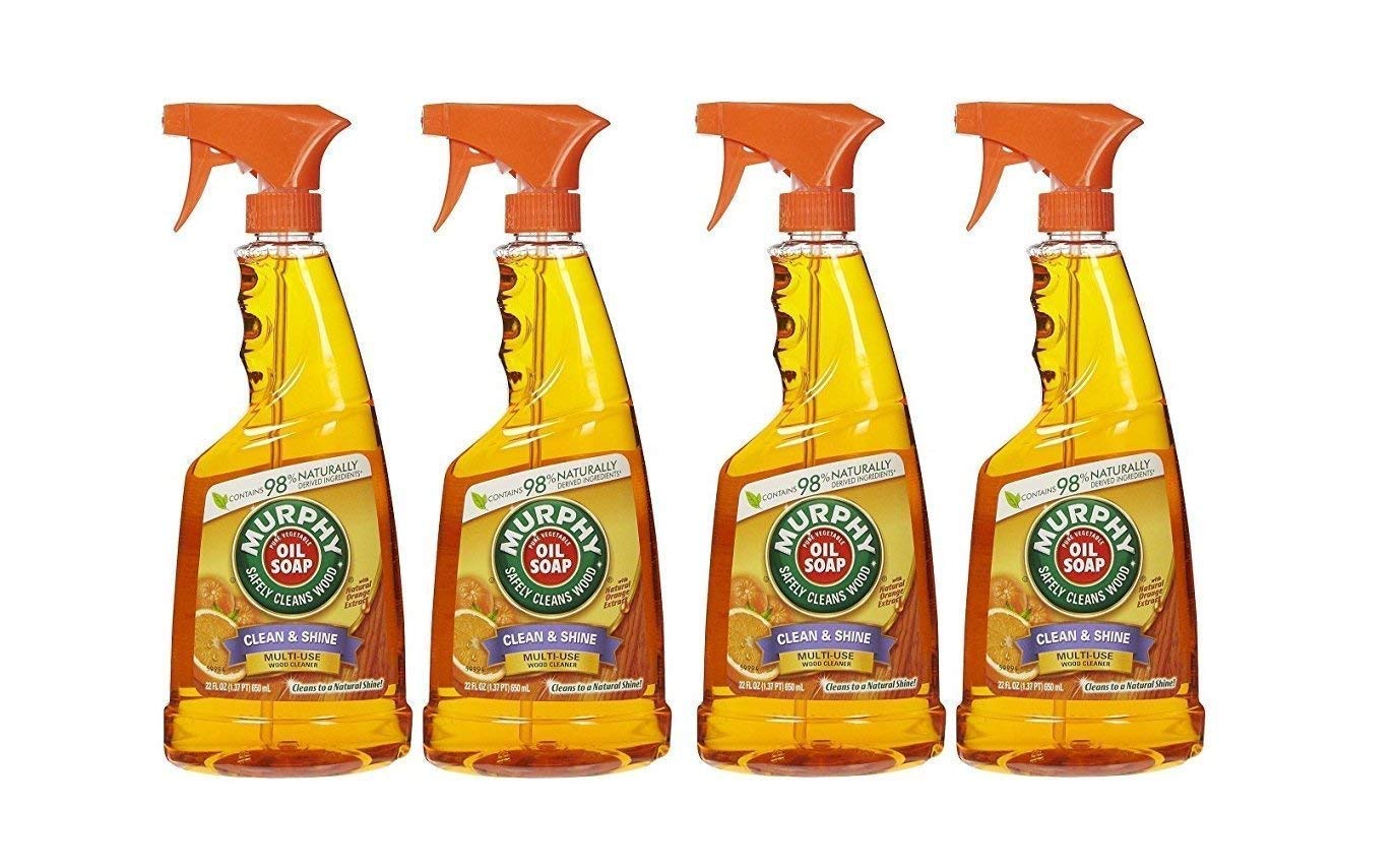 Murphy Oil Multi-Use Wood Cleaner Spray with Orange Oil 22 oz (Pack of 4)