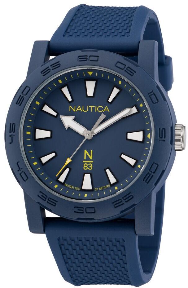Nautica Ayia Triada Blue Silicone Mens Watch NAPATF202