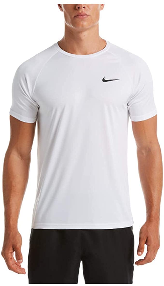 Nike Essential Short Sleeve Hydroguard - White - L