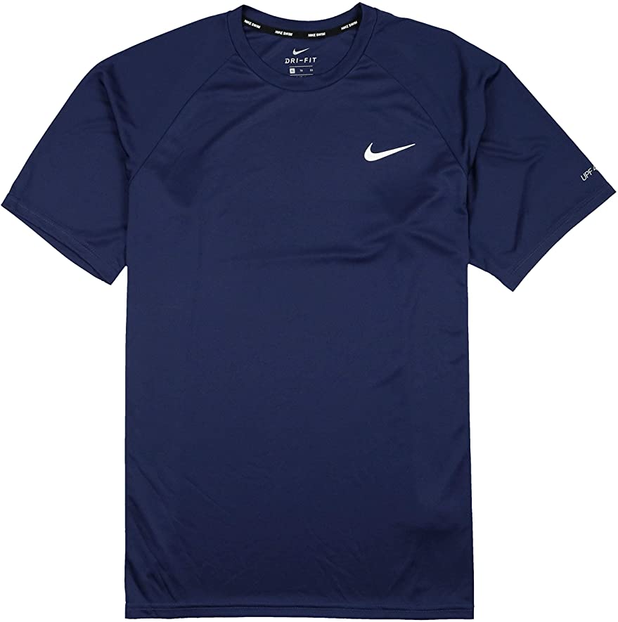 Nike Essential Short Sleeve Hydroguard - Navy - L