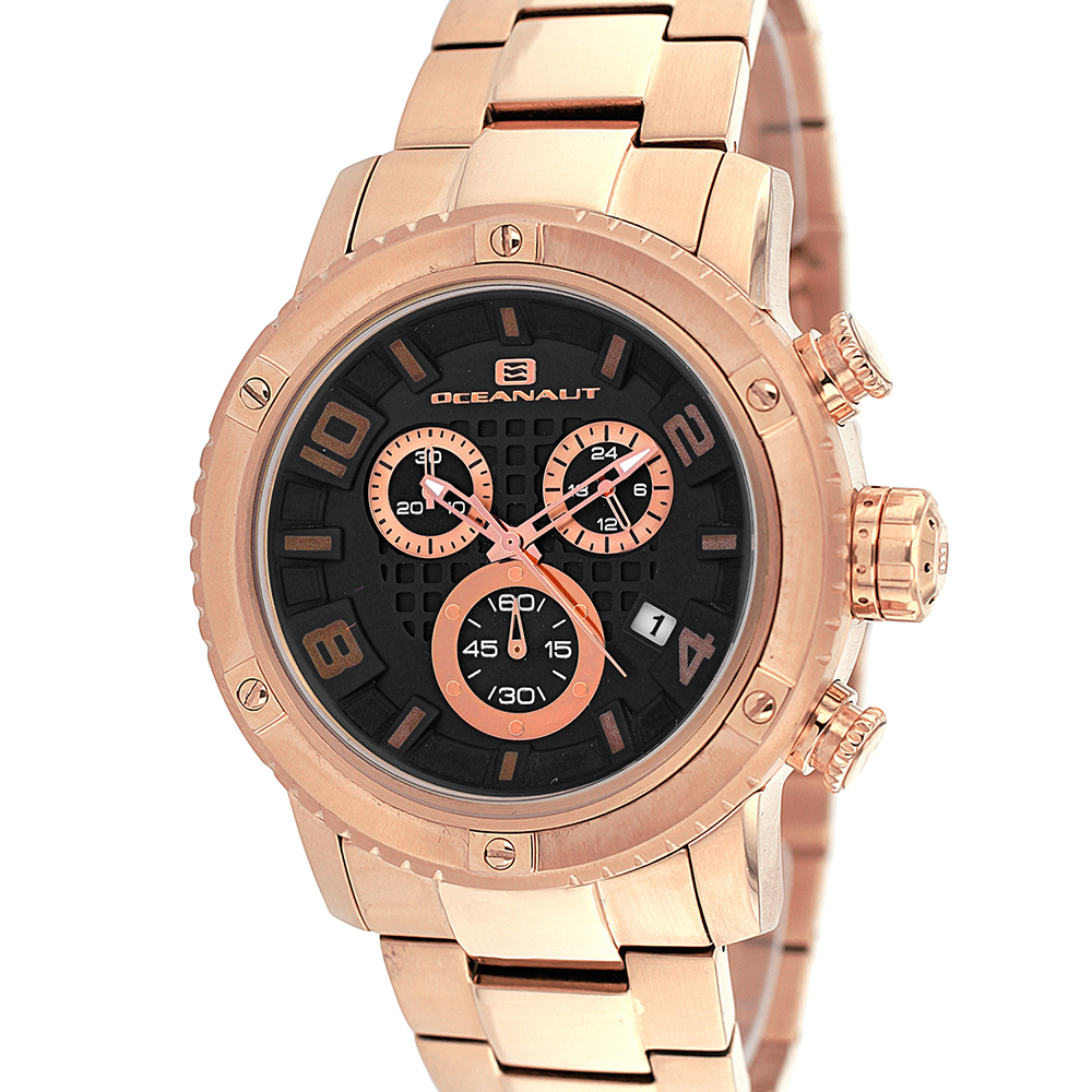 Oceanaut Impulse Rose Gold-Tone Chronograph Mens Watch OC3122