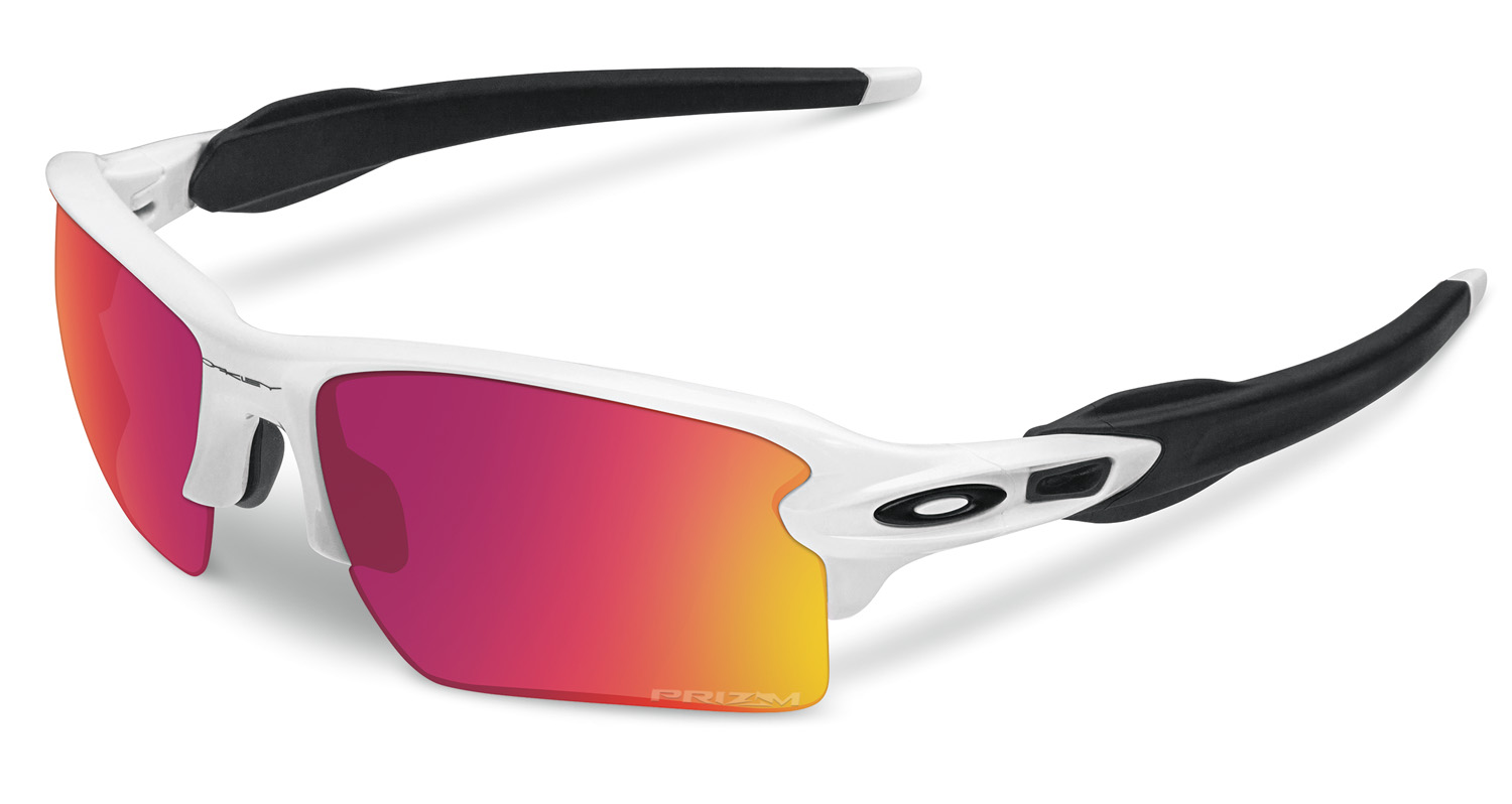Oakley Flak 2.0 XL OO9188-03 Rectangular Polished White Mens Sunglasses - OO9188-918803